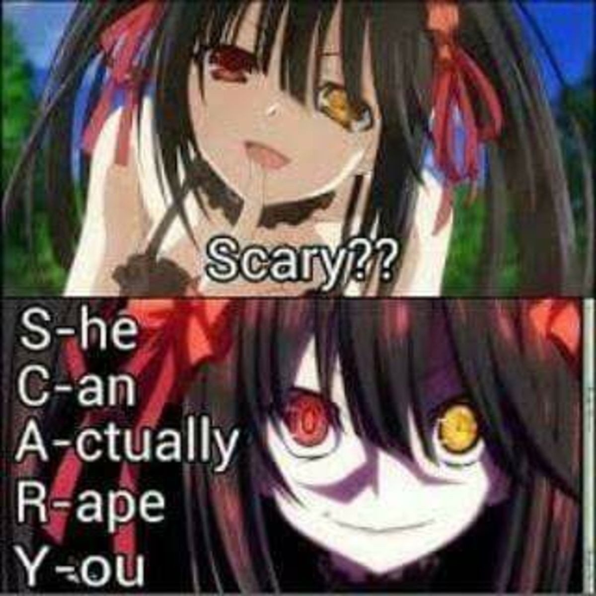 Images Of Anime Girl Scared Face