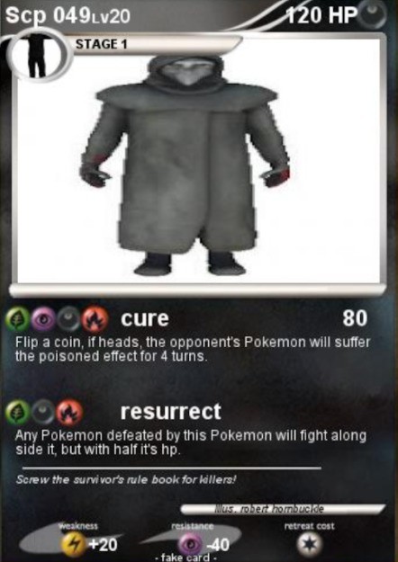 Scp Pokemon Card