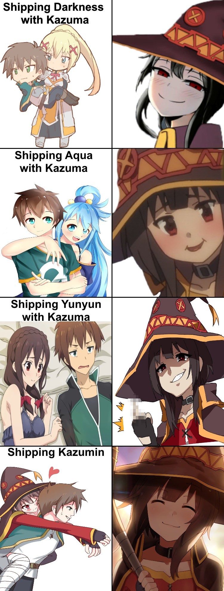 Wholesome Kazuma and Yunyun : r/Konosuba