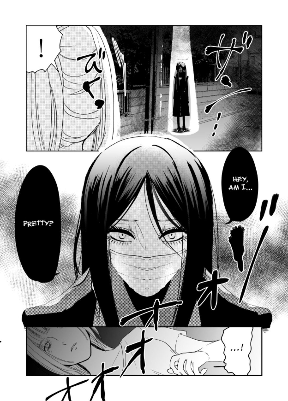 Slit mouth woman manga