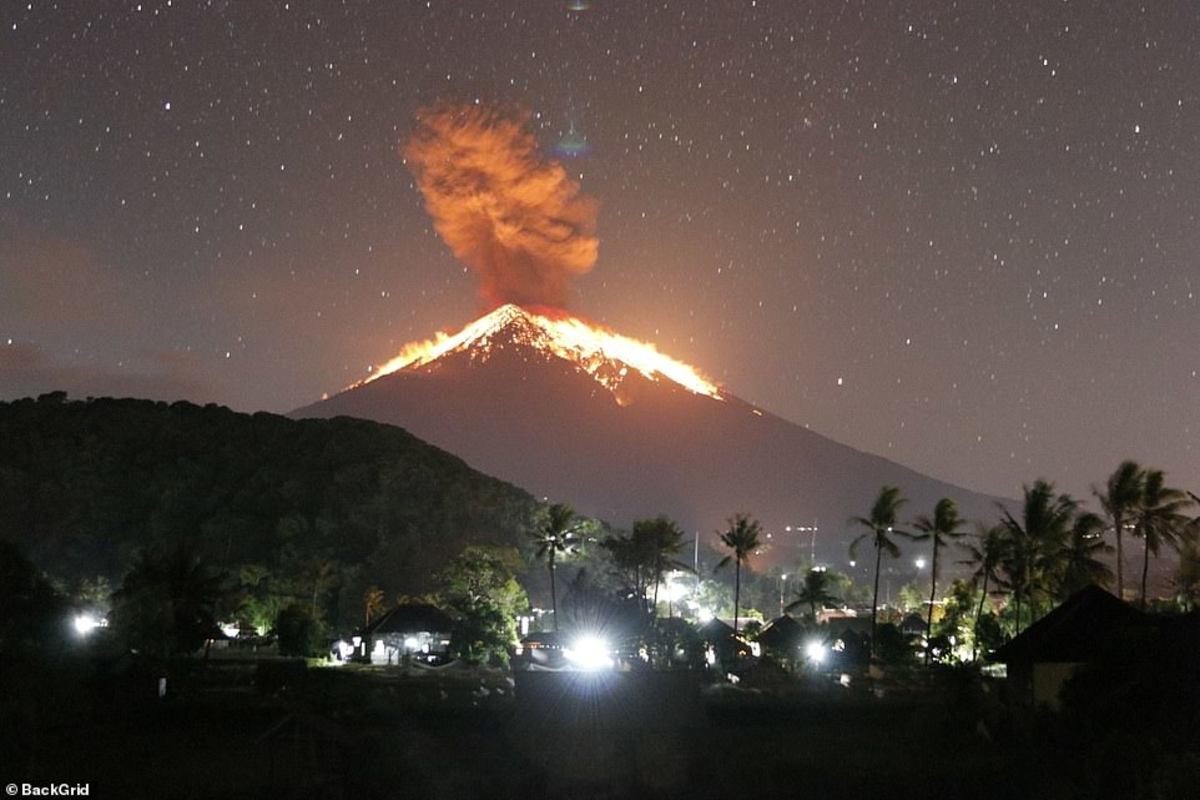 Image result for Mount Agung