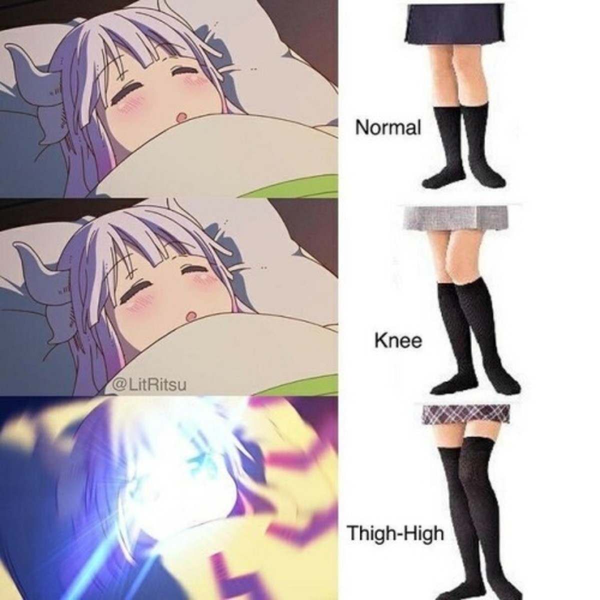 Thigh high anime