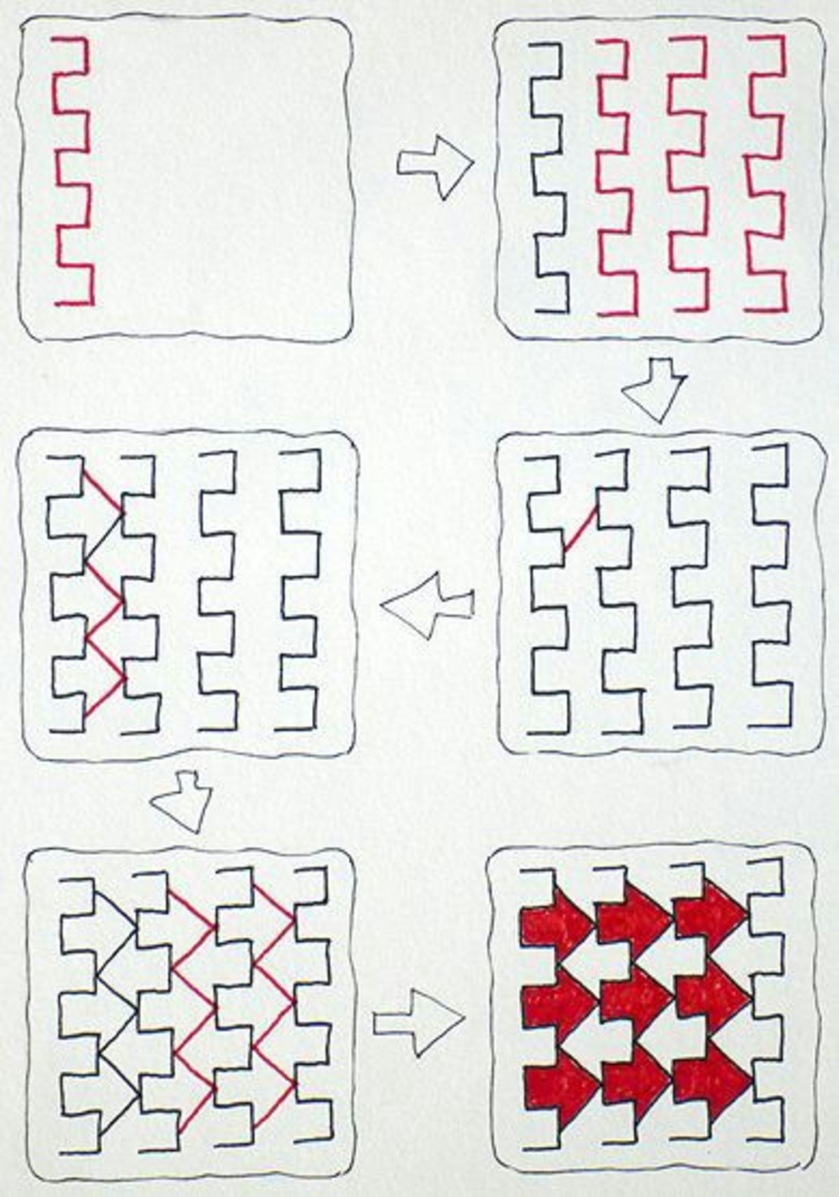 Рисунки по клеточкам для ЛД узоры