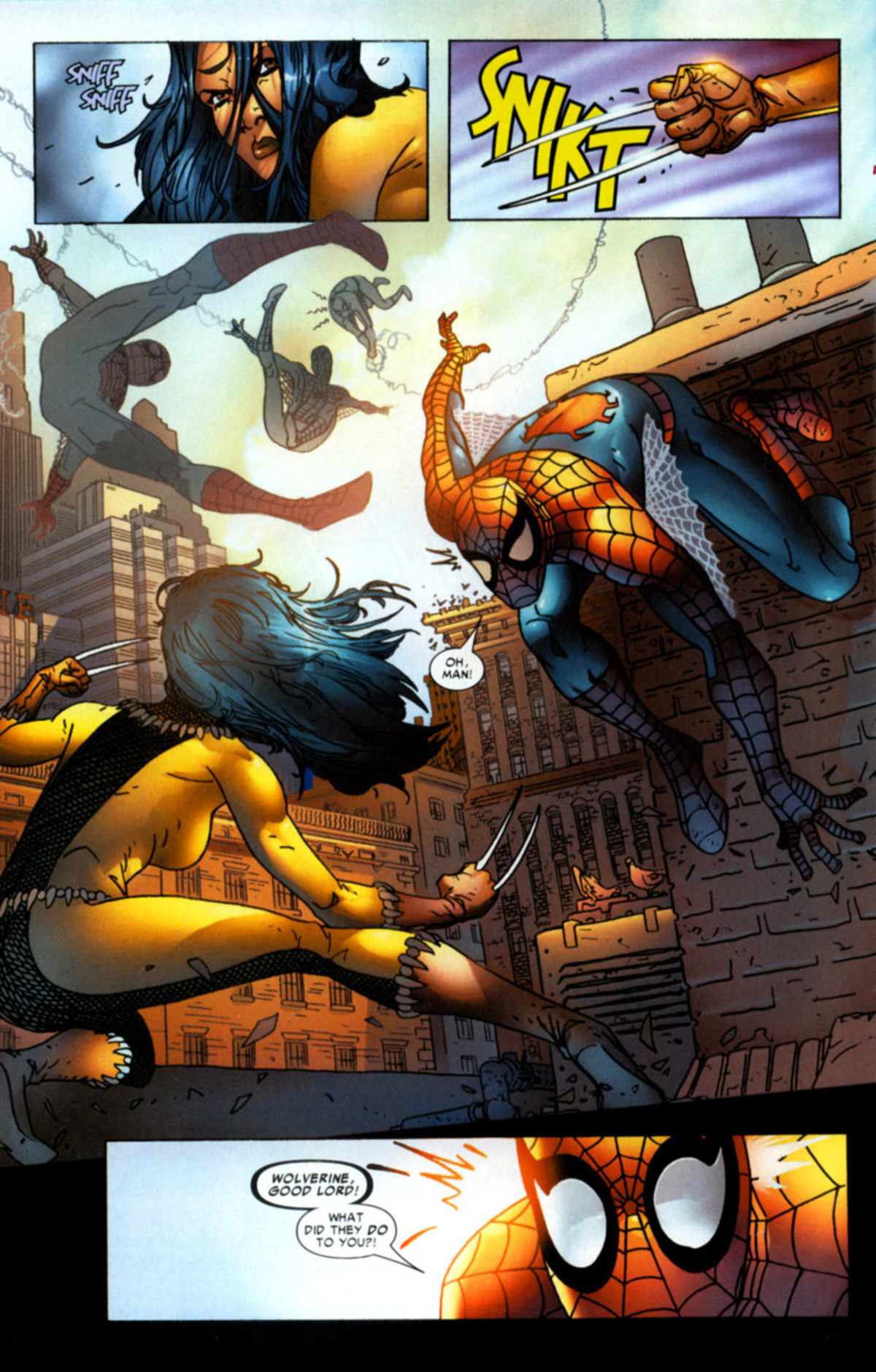 Spider-Man meets X-23