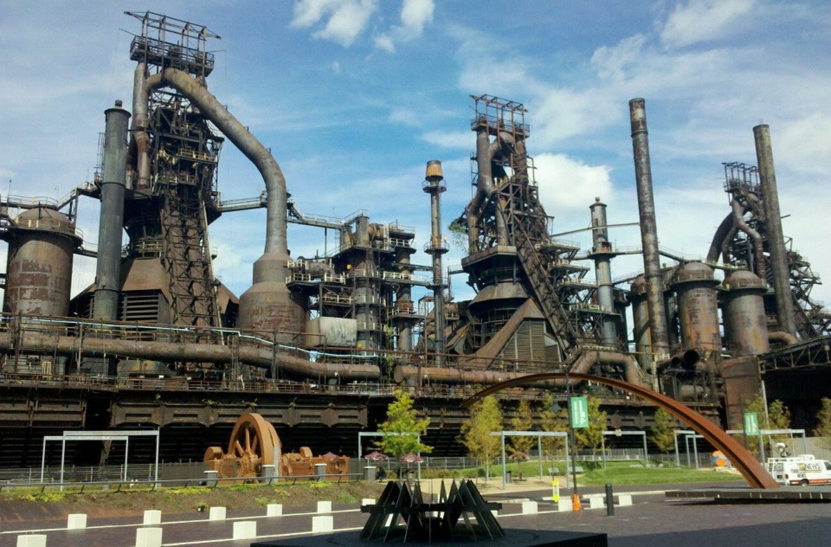 Город сталь. Bethlehem Steel. STEELSTACKS.