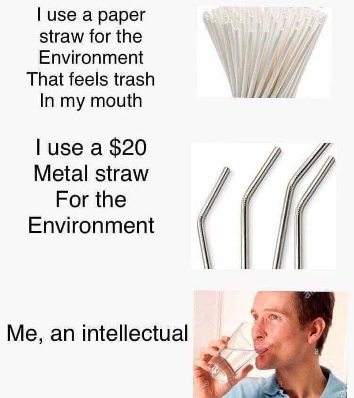 Straw dick meme