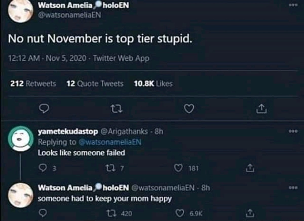 Is no nut november stupid