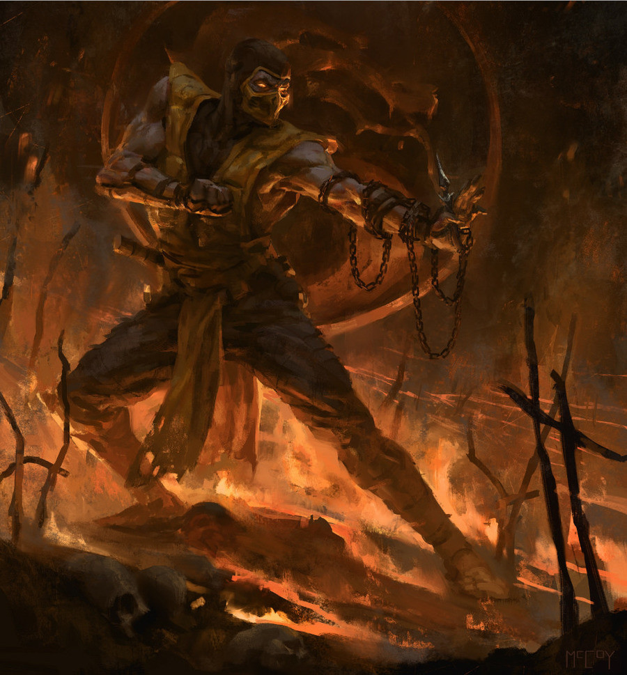 Mortal Kombat fan art by Jon McCoy .. 