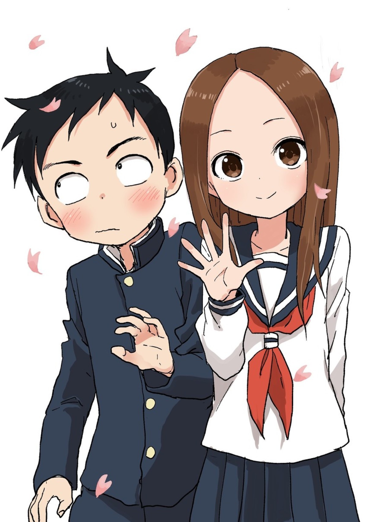 Translation: Takagi-san just wants to tease Nishikata. 