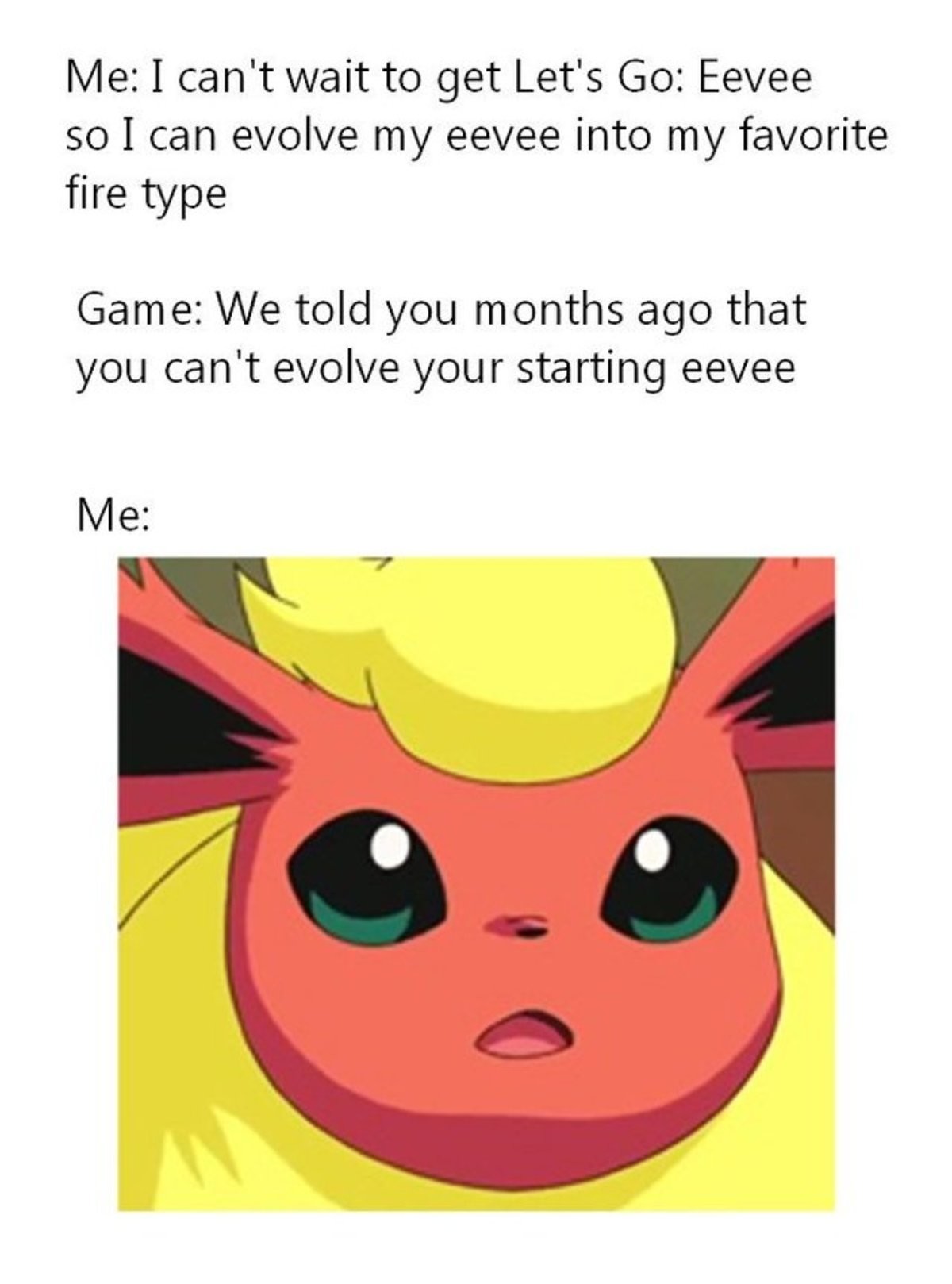 Tfw You Cant Evolve Your Eevee