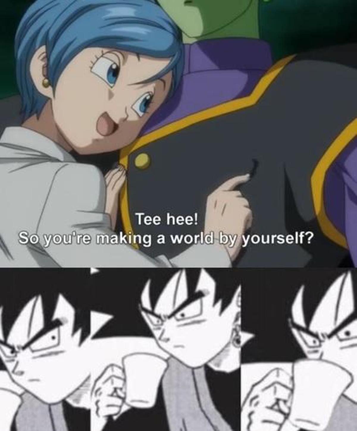 Goku black tea meme