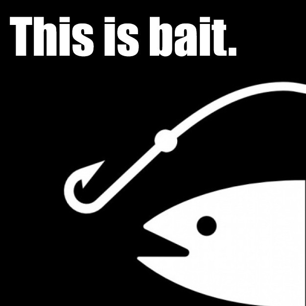 Image result for that's bait gif