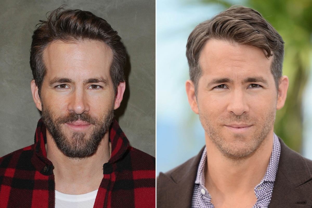 Ryan reynolds looks good either way what the. 