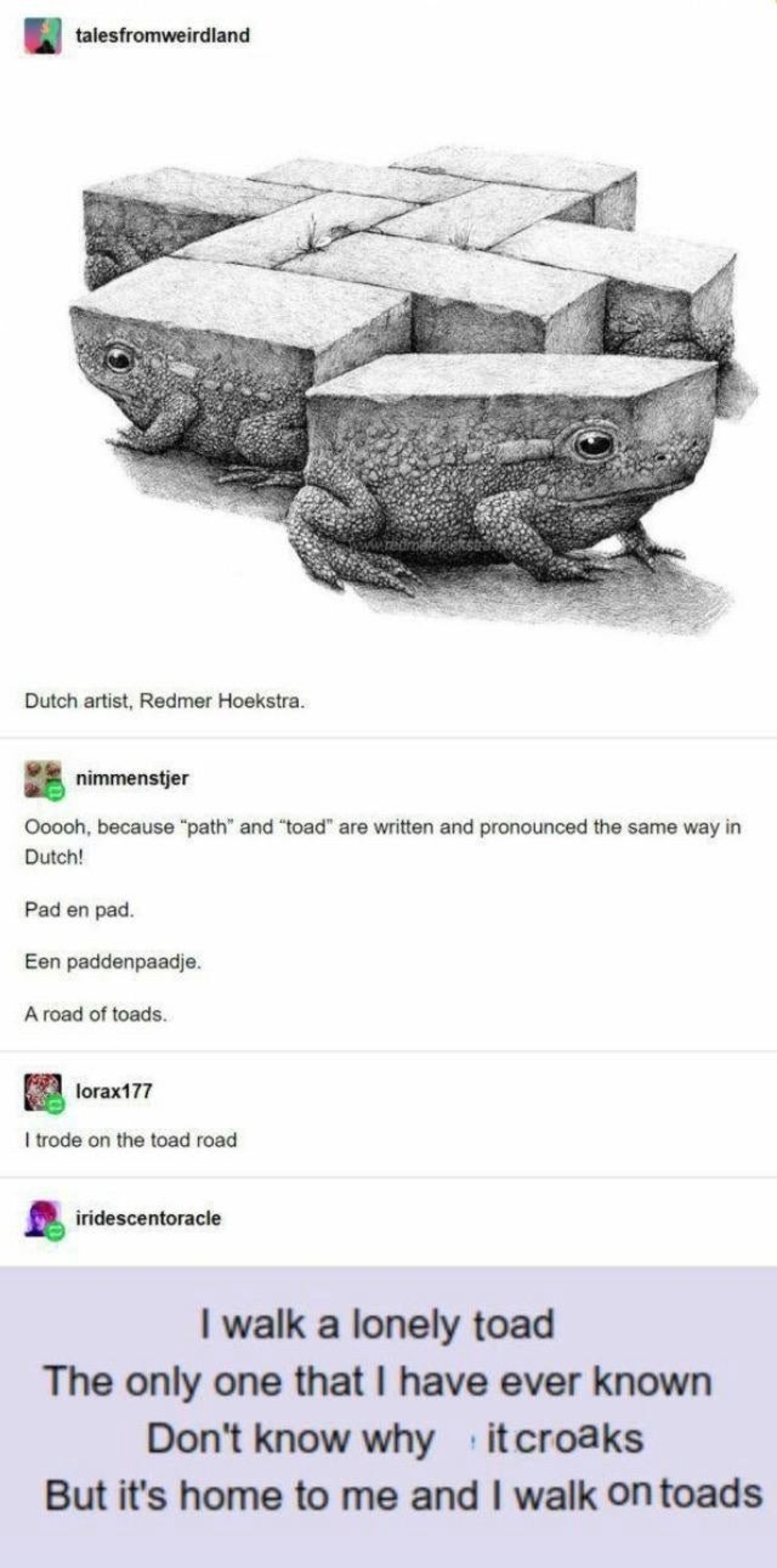 Toad road