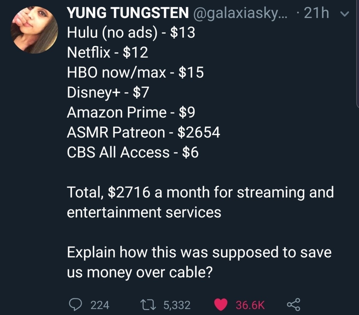 Too many Streaming services