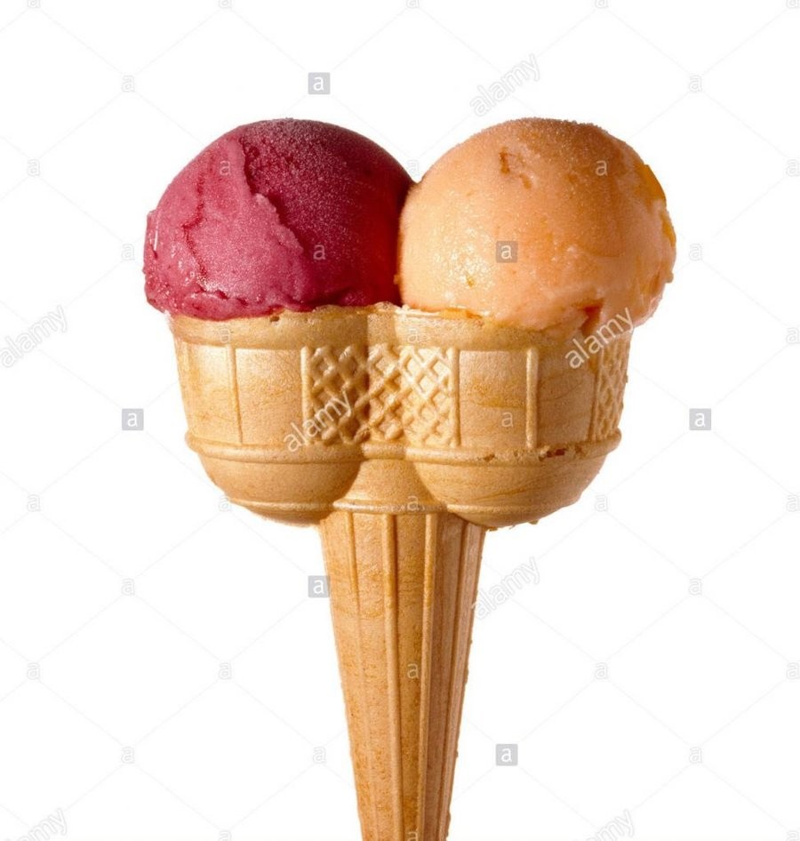 Two Cone Ice Cream