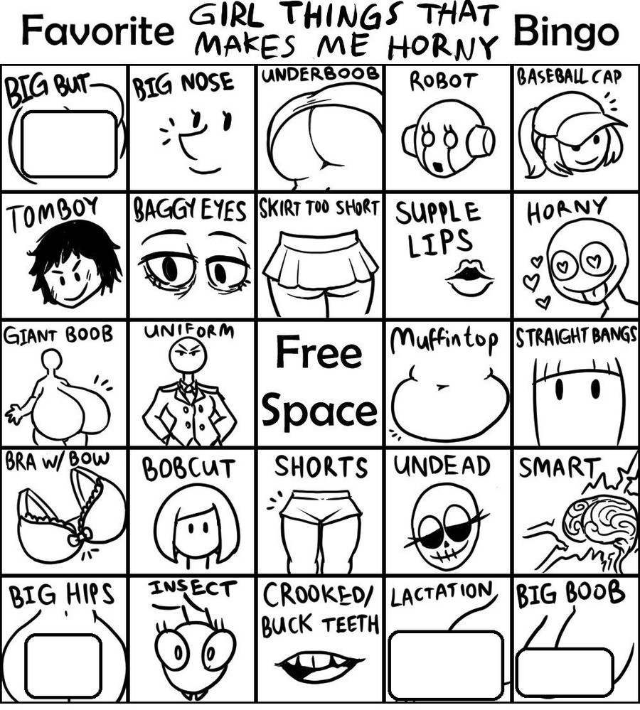 Get hot and heavy with our erotic masturbation bingo gallery