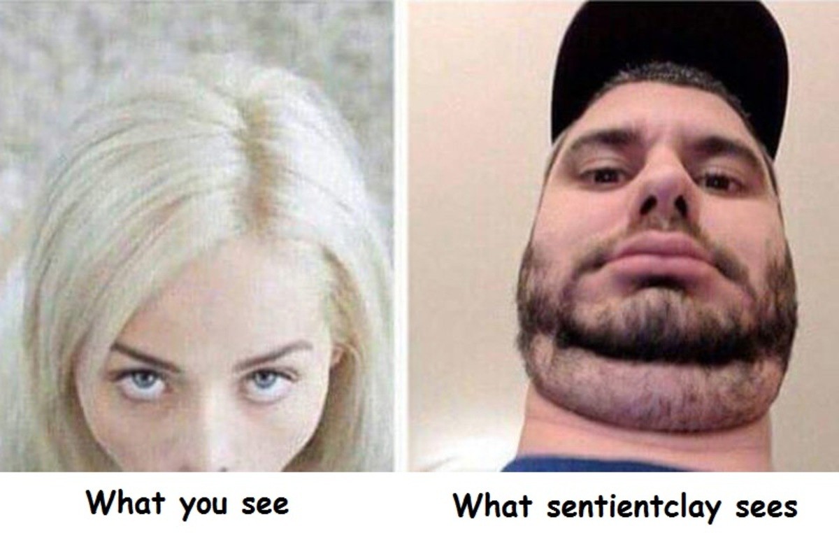 What u see vs what she sees