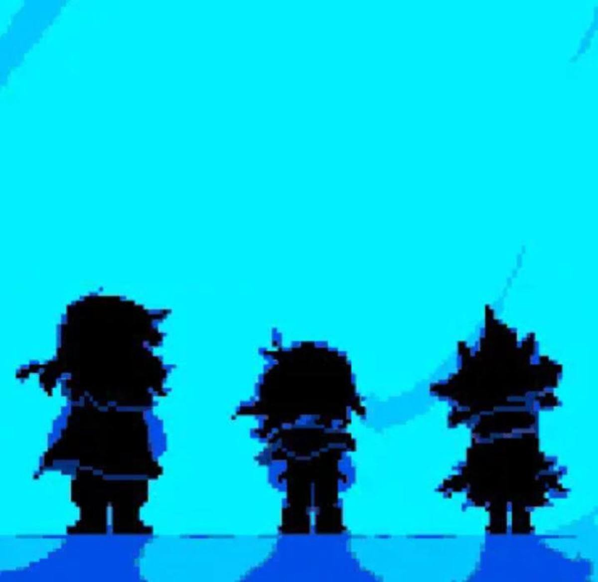 Крис танцует deltarune