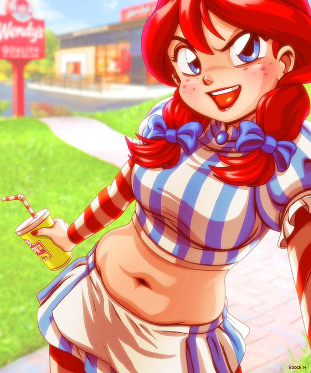 Wendys anime girl