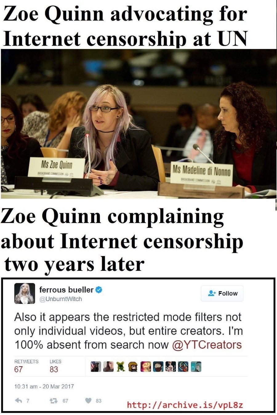 Women Want Internet Censorship Cries When Censored