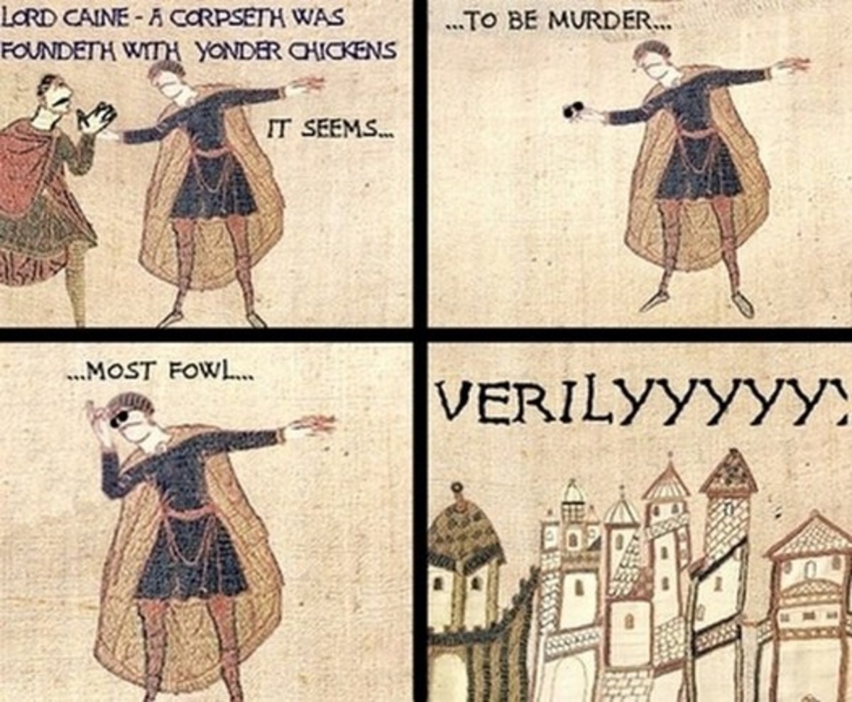 Yamê bécane перевод. Bayeux Tapestry memes. Pick a Medieval humor перевод.