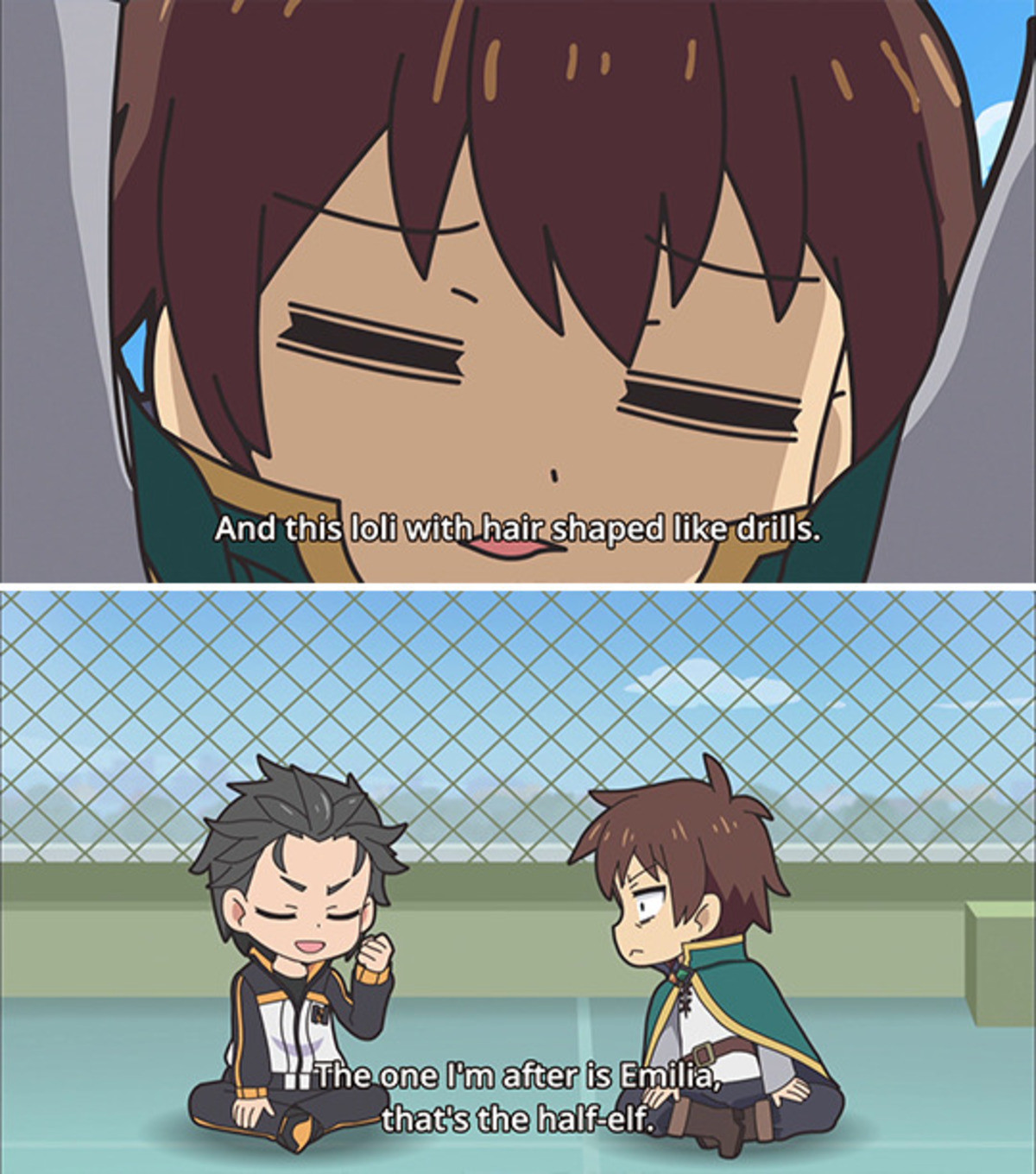 Anime Memes - Undoubtedly the most pain Kazuma and Subaru have