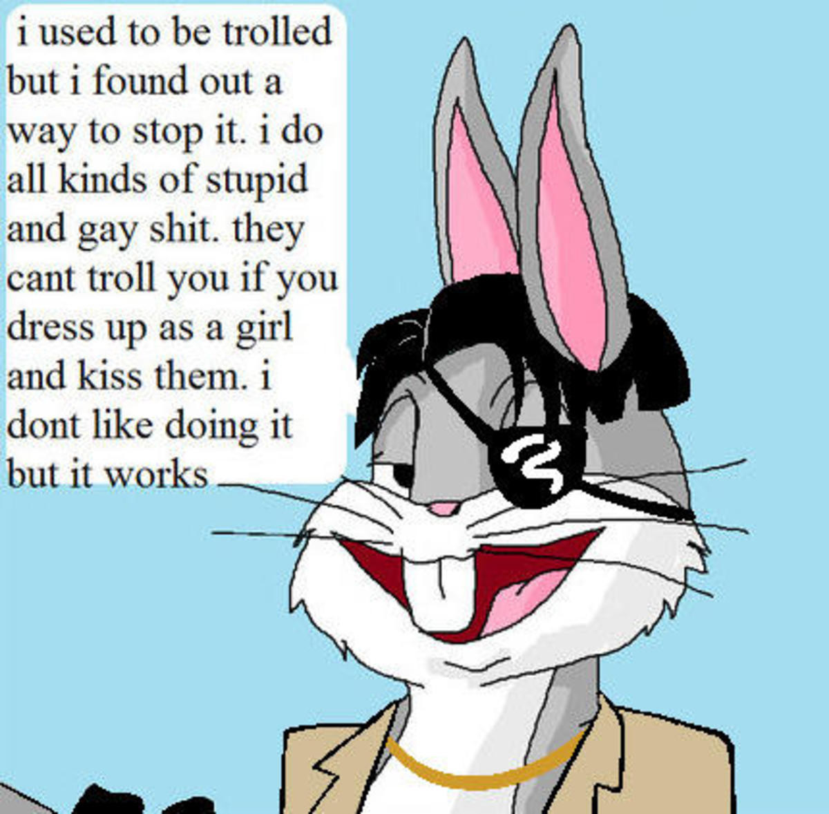 Bugs bunny tails gets trolled