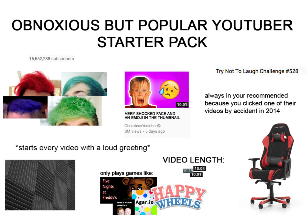 Youtuber Starter Pack