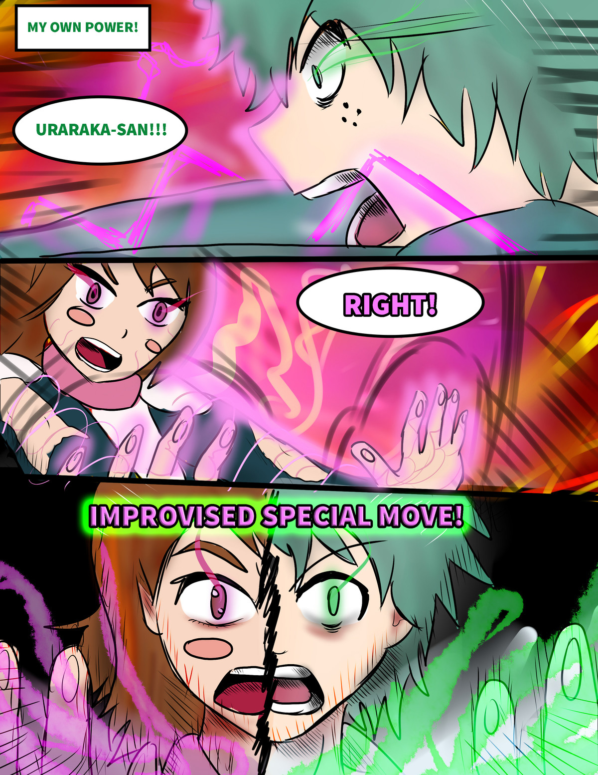 Comic Izuku With All For One