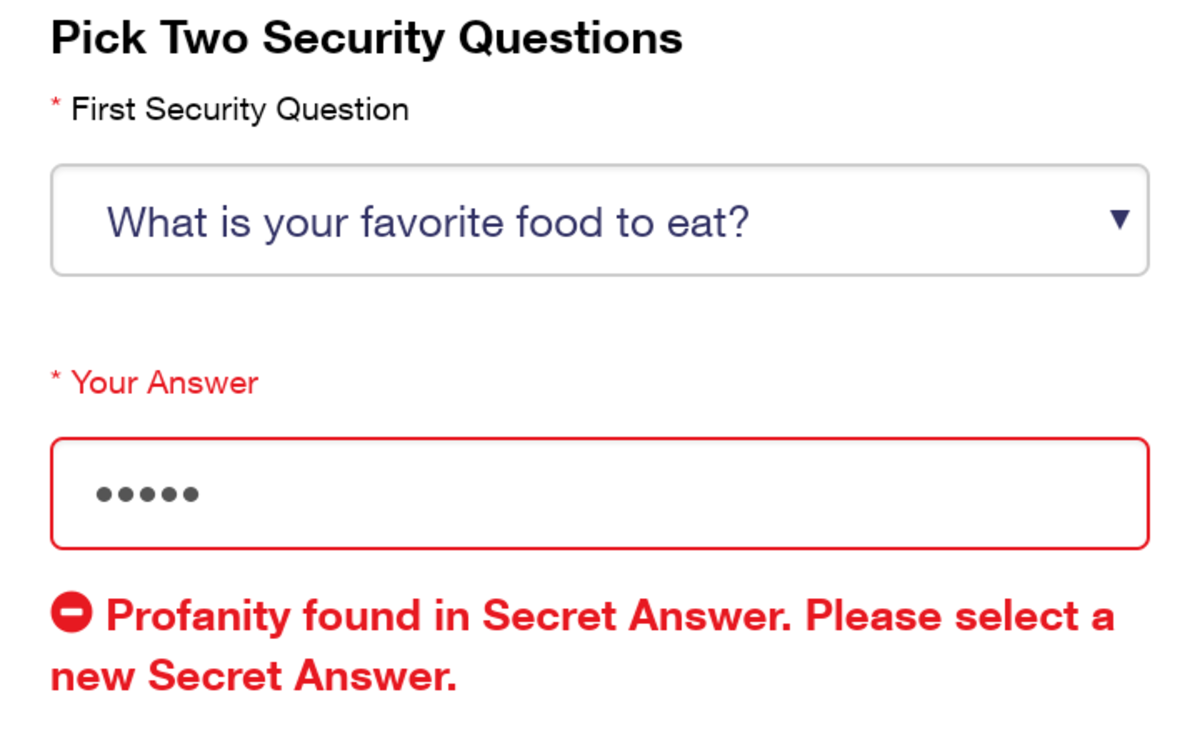 Security question перевод.